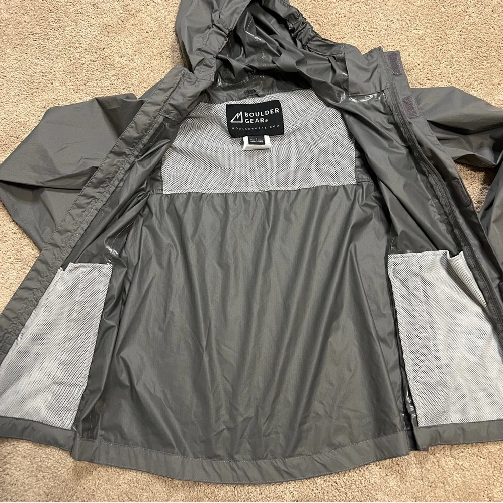 Kids Boulder Gear Lightweight Packable Jacket Size Large - Picture 3 of 9